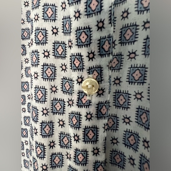Scotch & Soda: Women’s Button-Up Shirt Blouse Blue White Pink: Size US 4 - Picture 6 of 9